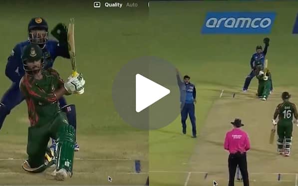 [Watch] 6, 6, 6, W! Hasaranga Gets His Revenge As He Dismisses Towhid After Hattrick Sixes